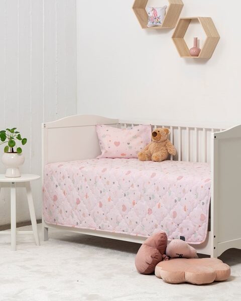 Naf Naf Little Hearts 302 - Pink Κουβερλί
