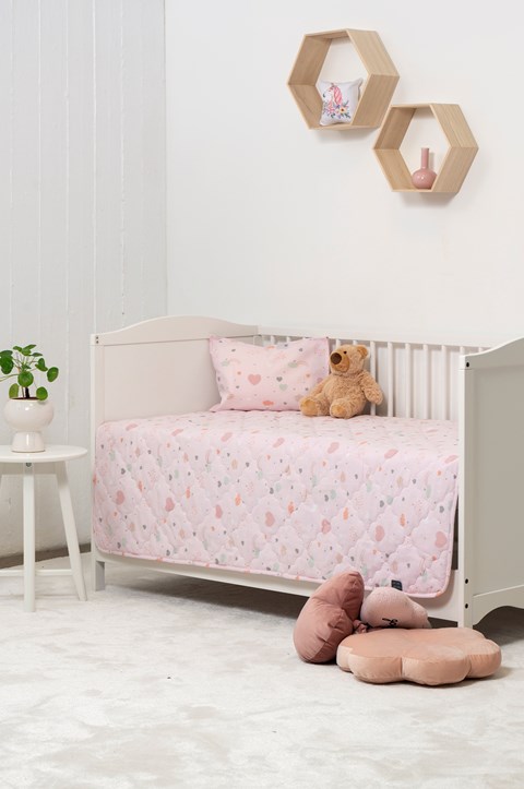 Naf Naf Little Hearts 302 - Pink Κουβερλί