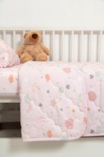 Naf Naf Little Hearts 302 - Pink Κουβερλί - Image 5
