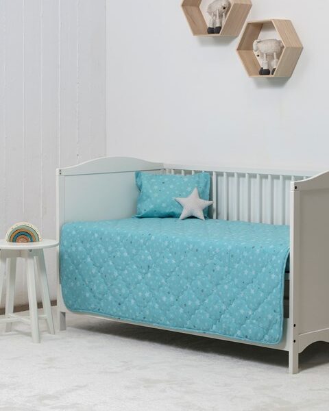 Naf Naf Little Hello Star 304 - Blue Κουβερλί