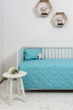 Naf Naf Little Hello Star 304 - Blue Κουβερλί - Image 3