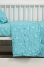 Naf Naf Little Hello Star 304 - Blue Κουβερλί - Image 5