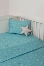 Naf Naf Little Hello Star 304 - Blue Σεντόνια σετ