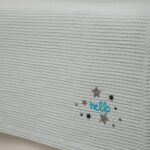 Naf Naf Little Hello Star 304 - Blue βρεφική πικέ κουβέρτα