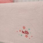 Naf Naf Little Hello Star 304 - Pink βρεφική πικέ κουβέρτα