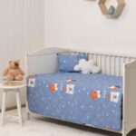 Naf Naf Little Zoo 301 - Blue Κουβερλί