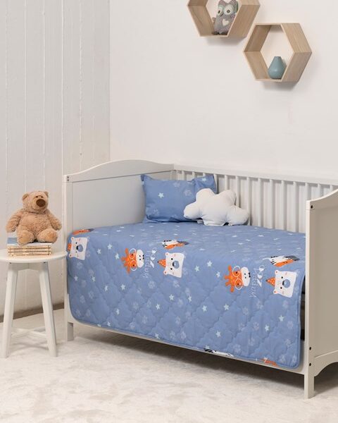 Naf Naf Little Zoo 301 - Blue Κουβερλί