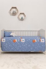 Naf Naf Little Zoo 301 - Blue Κουβερλί - Image 2
