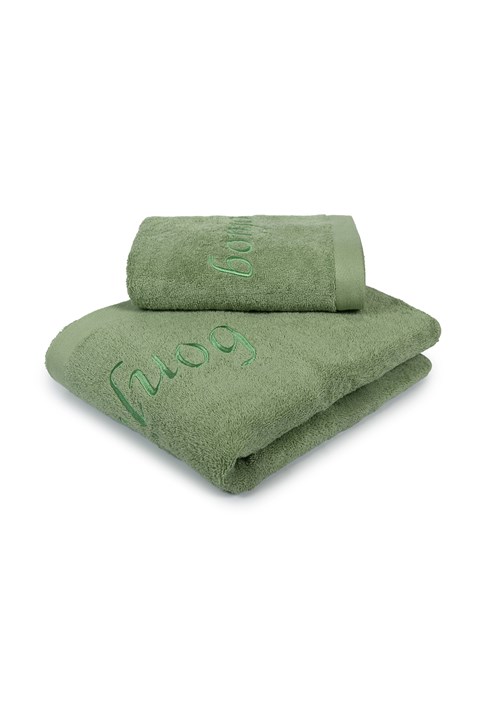 Naf Naf Towel Set 2 pcs Bonjour Celadon Green