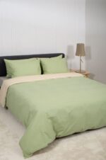 Παπλωματοθήκη HOME VIEW Lime Ecru - Image 3