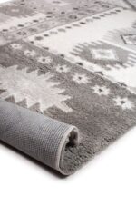 Soft Shaggy R299B L. Grey White - Image 3