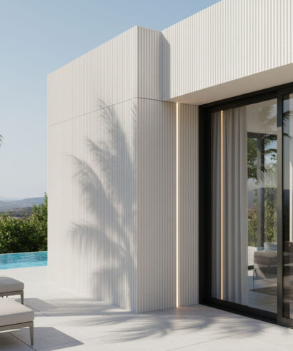 PANEL ΕΥΚΑΜΠΤΗΣ ΠΕΤΡΑΣ 113020 RIPPLE BOARD 60/1200mm BEIGE WHITE NewPlan - 7 39 113020 60120 4