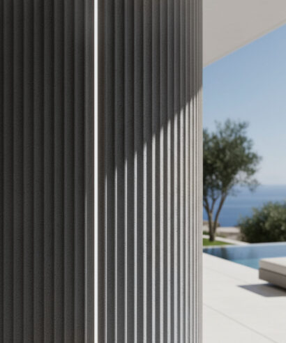 PANEL ΕΥΚΑΜΠΤΗΣ ΠΕΤΡΑΣ 113050 RIPPLE BOARD 60/1200mm MEDIUM GREY NewPlan - 7 39 113050 60120 2