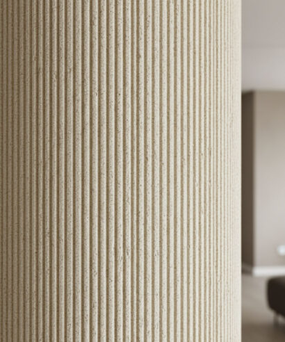 PANEL ΕΥΚΑΜΠΤΗΣ ΠΕΤΡΑΣ 119020 LINE STONE BOARD 60/1200mm BEIGE WHITE NewPlan - 7 39 119020 60120 3