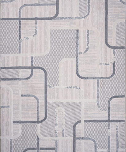 ΧΑΛΙ OSLO 5385/SF 456 IVORY-LIGHT GREY - 160cm x 230cm