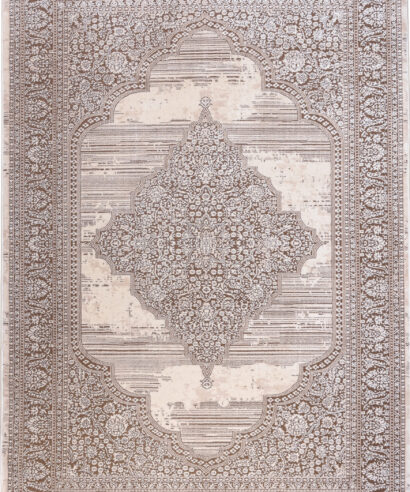 ΧΑΛΙ VELVET VINTAGE 9298/Vison - 160εκ - Στρόγγυλο