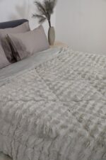 Naf Naf CosyFur Light Grey - Image 3