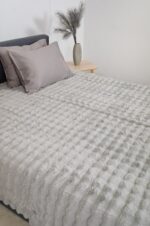 Naf Naf CozyBlanket Light Grey - Image 3