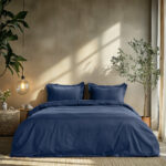 Beauty Home Ζεύγος μαξιλαροθήκες μονόχρωμες Art 1700 Harmony 52x73 Μπλε