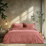 Beauty Home Ζεύγος μαξιλαροθήκες μονόχρωμες Art 1700 Harmony 52x73 Σάπιο μήλο
