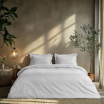 Beauty Home Ζεύγος μαξιλαροθήκες μονόχρωμες Art 1700 Harmony 52x73 Λευκό
