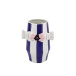 Beauty Home Βάζο “Ψαράκια” – Μπλε/Λευκό/Ροζ 14×11