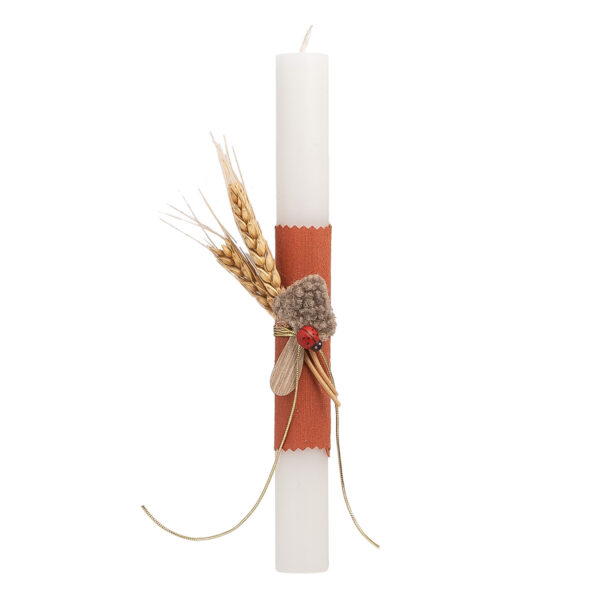 Beauty Home ΛΑΜΠΑΔΑ ΛΕΥΚΗ 25cm ΜΑΝΙΤΑΡΙ SAGE GREEN