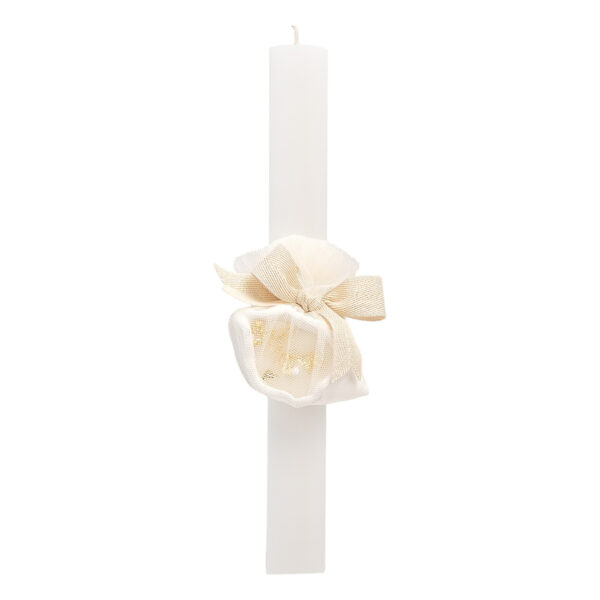 Beauty Home ΛΑΜΠΑΔΑ ΛΕΥΚΗ 33cm ΚΟΧΥΛΙ