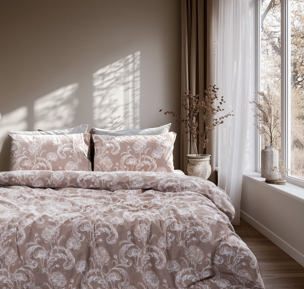 Beauty Home Σετ σεντόνια υπέρδιπλα με λάστιχο Glory Art 12368 170x200+32 Μπεζ