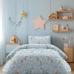 Beauty Home Σετ σεντόνια μονά με λάστιχο Candy Art 6327 110x200+32 Μέντα