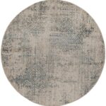 Gossip 9186A Cream Blue Round